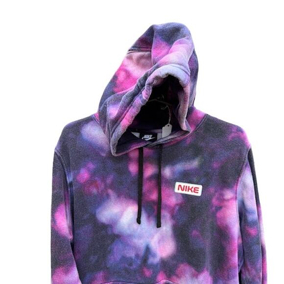 Nike Purple Galaxy hoodie sweatshirt Size Large - Picture 3 of 5